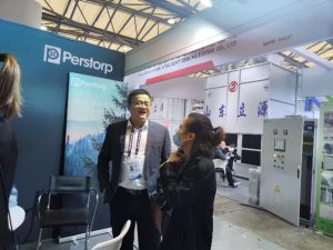 Perstorp Exhibition booth Visitors