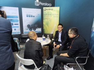 Perstorp Exhibition booth Visitors