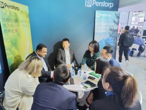 Perstorp Exhibition booth Visitors